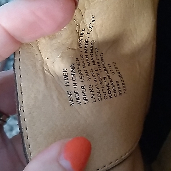 Croft & Barrow Core Technology Brown Leather/Suede Oxford Shoes. Size 11 - Picture 8 of 8